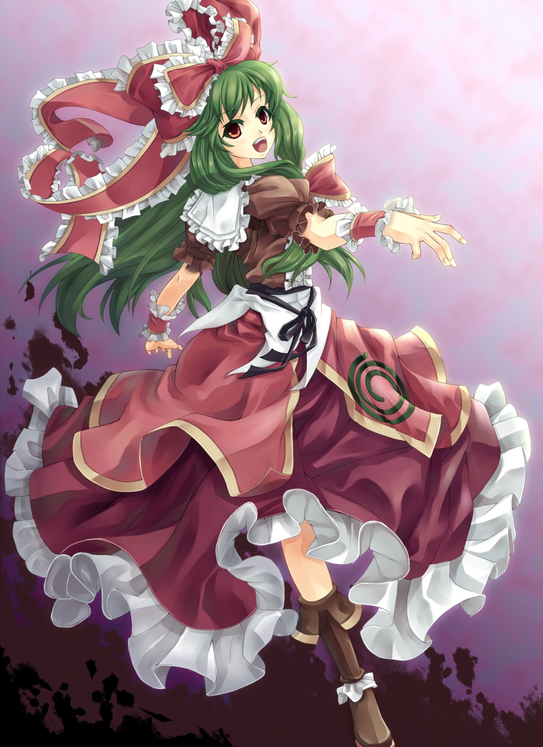 dress, kagiyama_hina, kinntarou, touhou