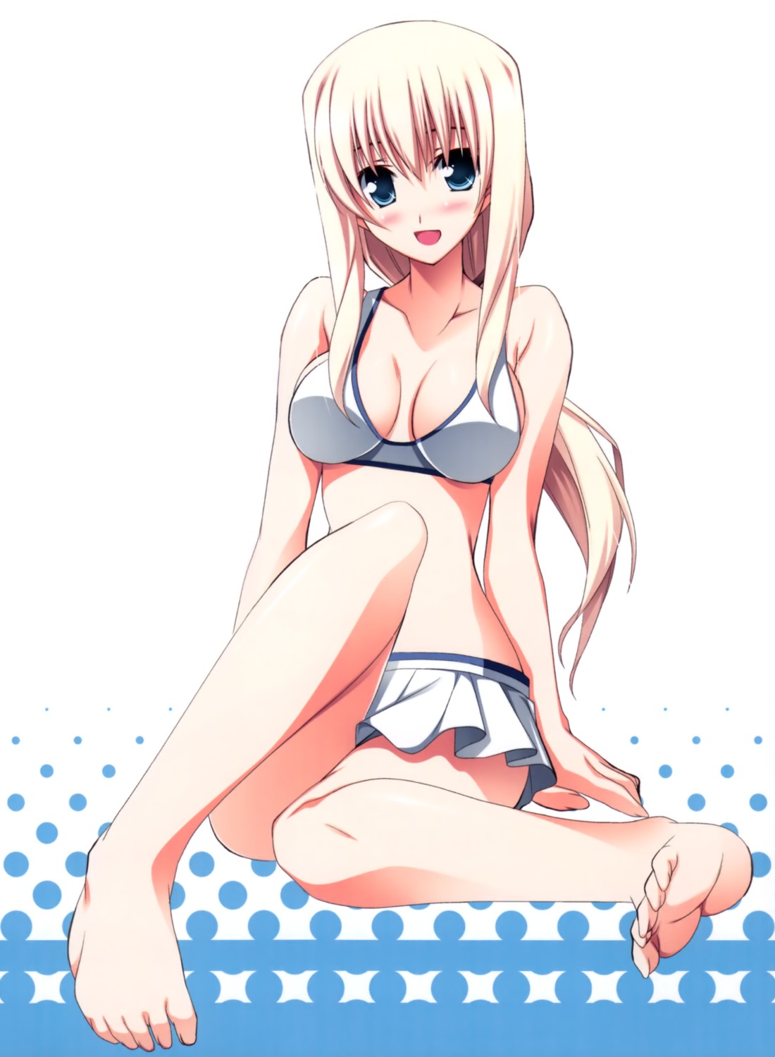 bikini, cleavage, feet, overfiltered, purple_software, swimsuits, yuuki_makoto