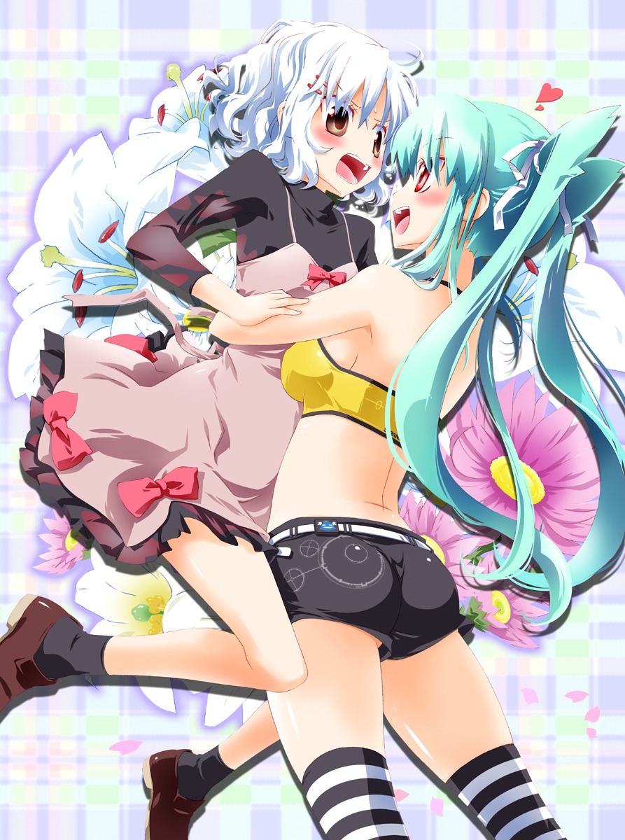 ass, thighhighs, yoshina_hijiki