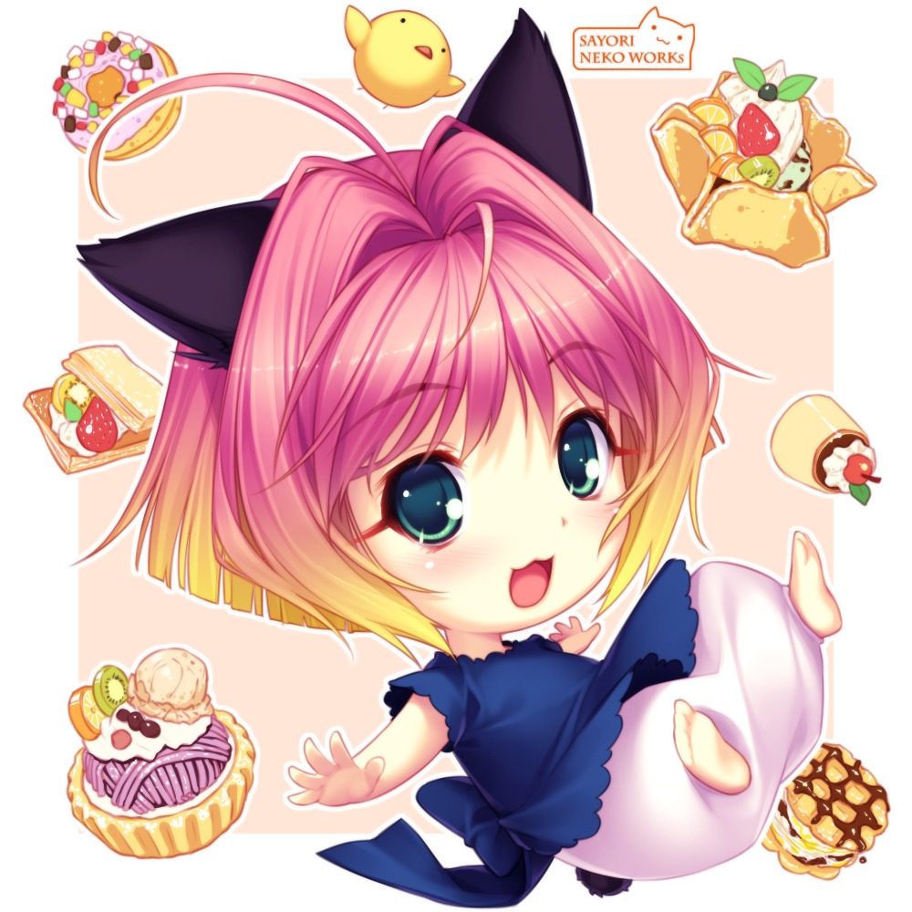 animal_ears, chibi, feet, potemayo, potemayo_(character), sayori, tail
