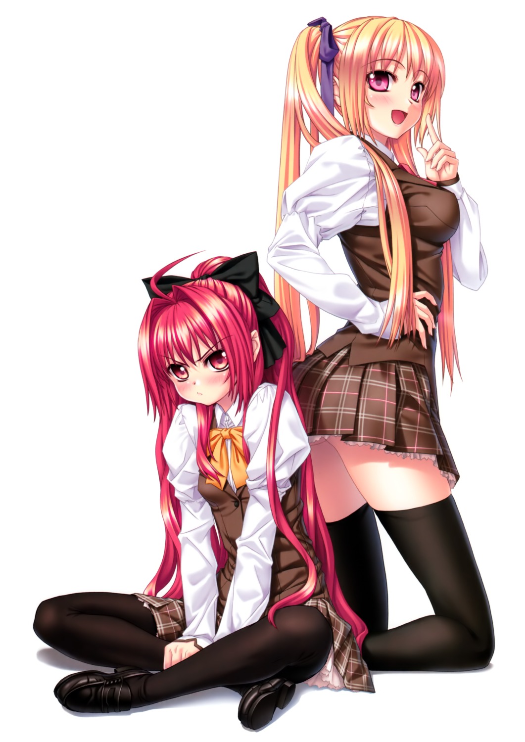 corticarte_apa_lagranges, kannatsuki_noboru, pantyhose, seifuku, shinkyoku_soukai_polyphonica, thighhighs, yugiri_perserte