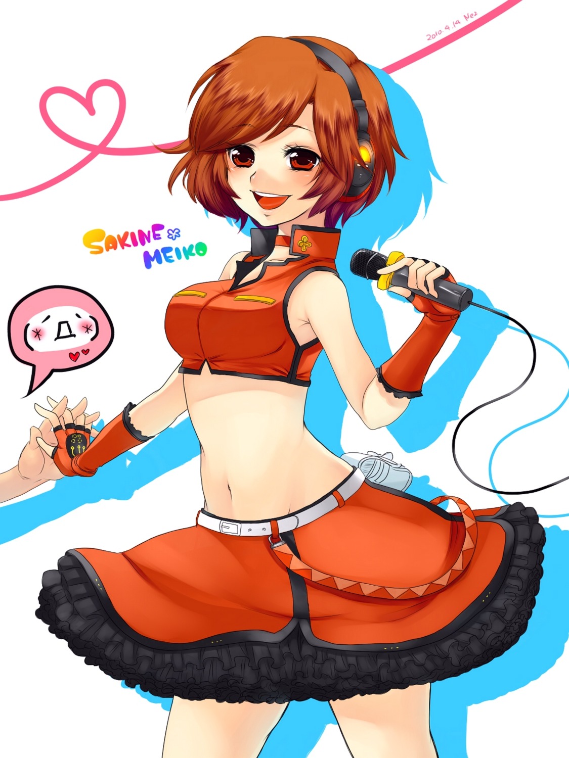 headphones, meiko, nez-doll, vocaloid