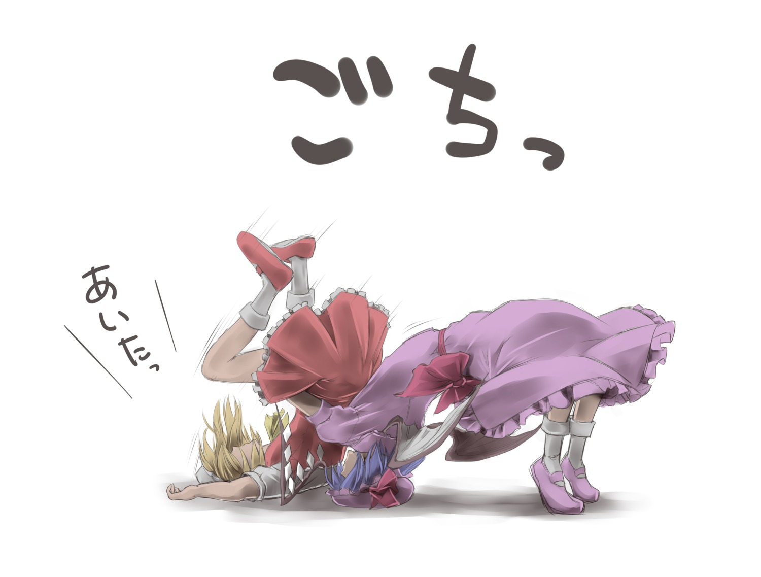 flandre_scarlet, nekoguruma, remilia_scarlet, touhou