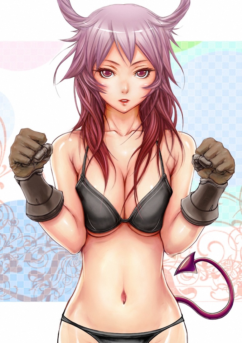 bikini, cleavage, kajitsu, swimsuits, tail