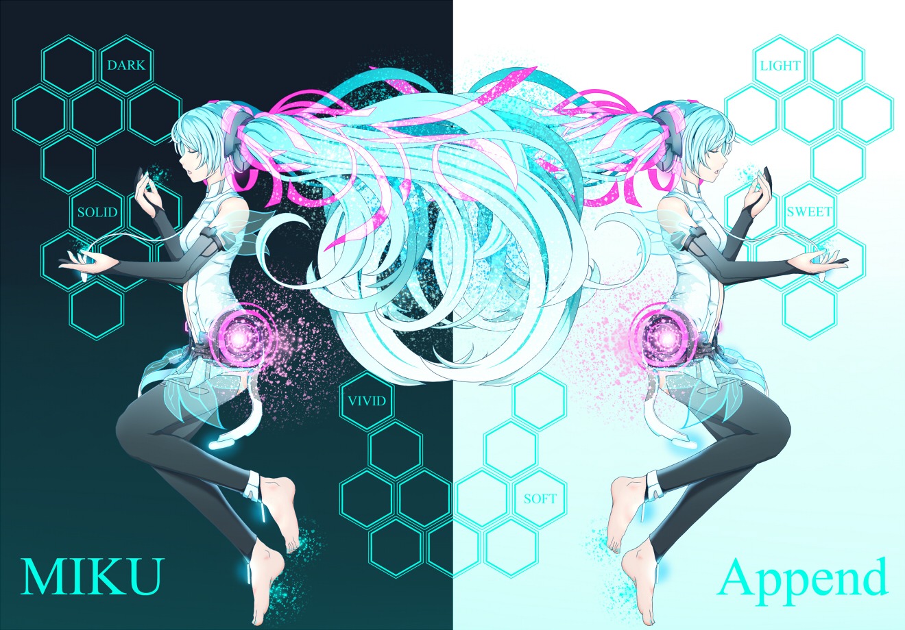 hatsune_miku, kazura, thighhighs, vocaloid