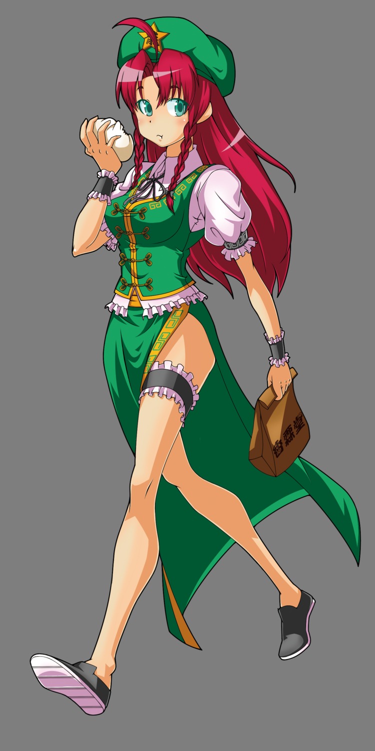 garter, hong_meiling, ranchuu, touhou, transparent_png