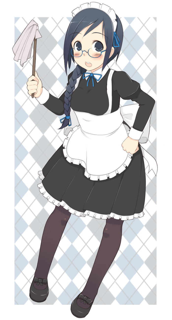 maid, megane, oza_watto, pantyhose