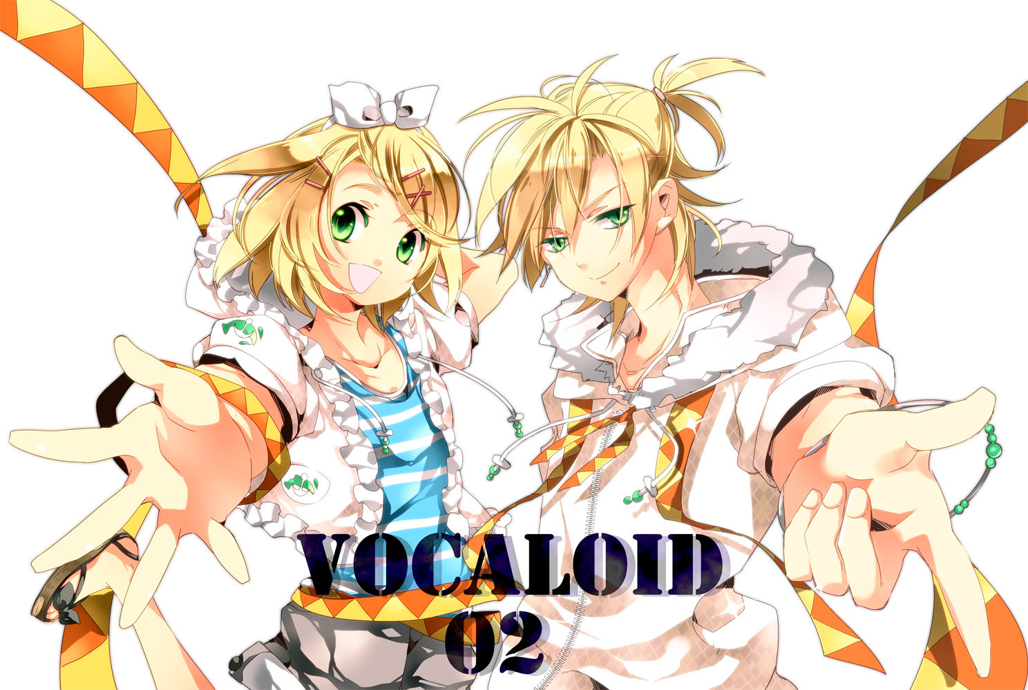 hanei, kagamine_len, kagamine_rin, vocaloid