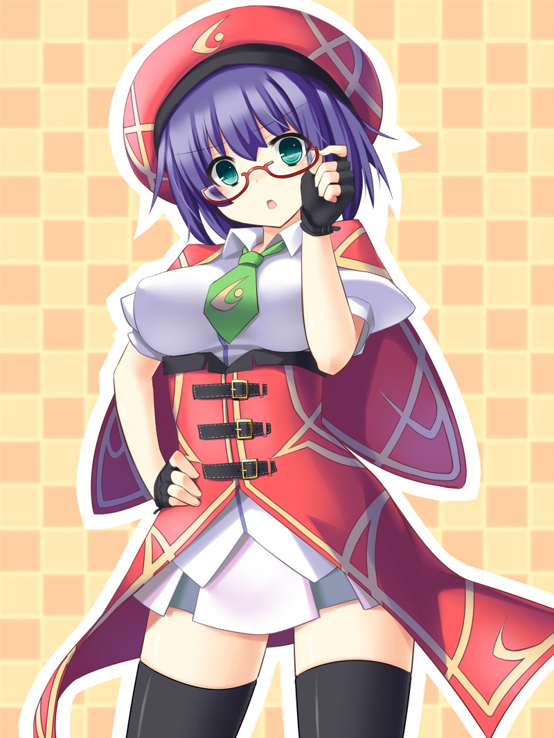megane, thighhighs, tsukumiya_amane
