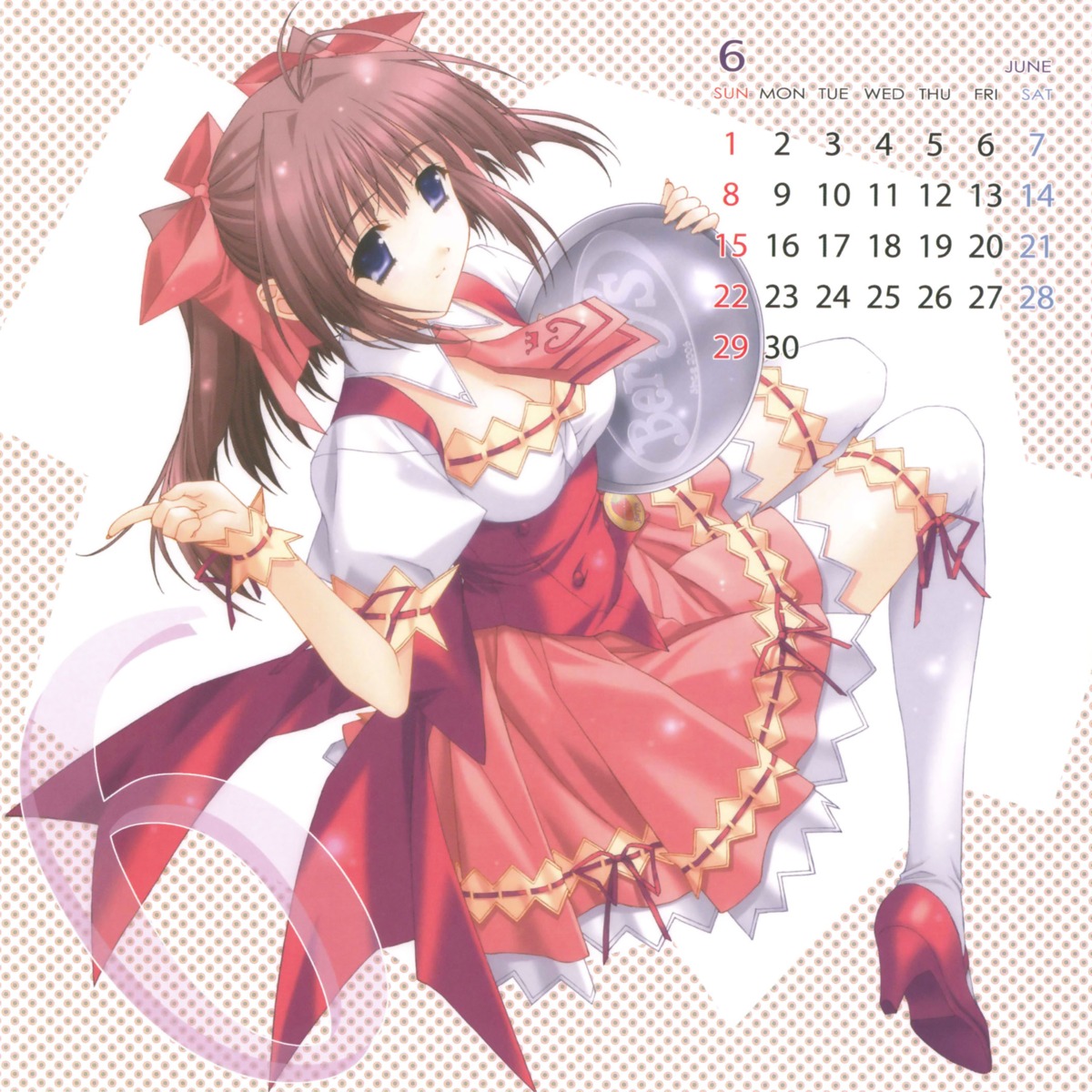 berry's, calendar, izuno_youko, kimizuka_aoi, waitress