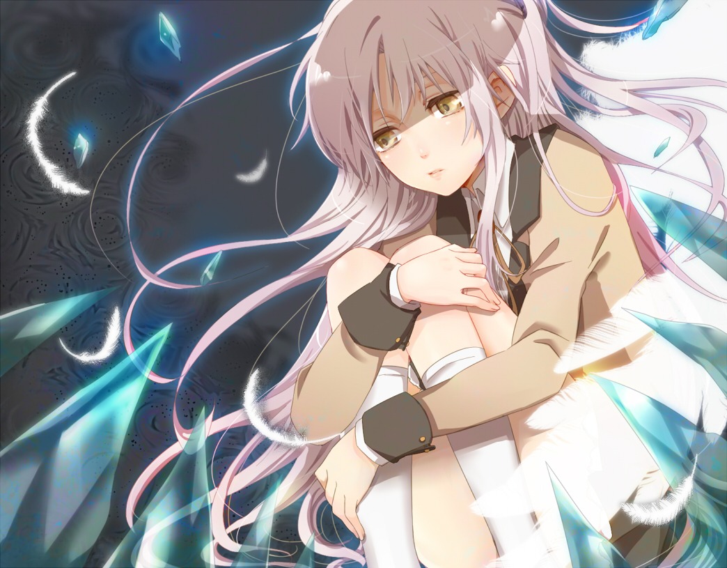 angel_beats!, ica_ditte, seifuku, tachibana_kanade