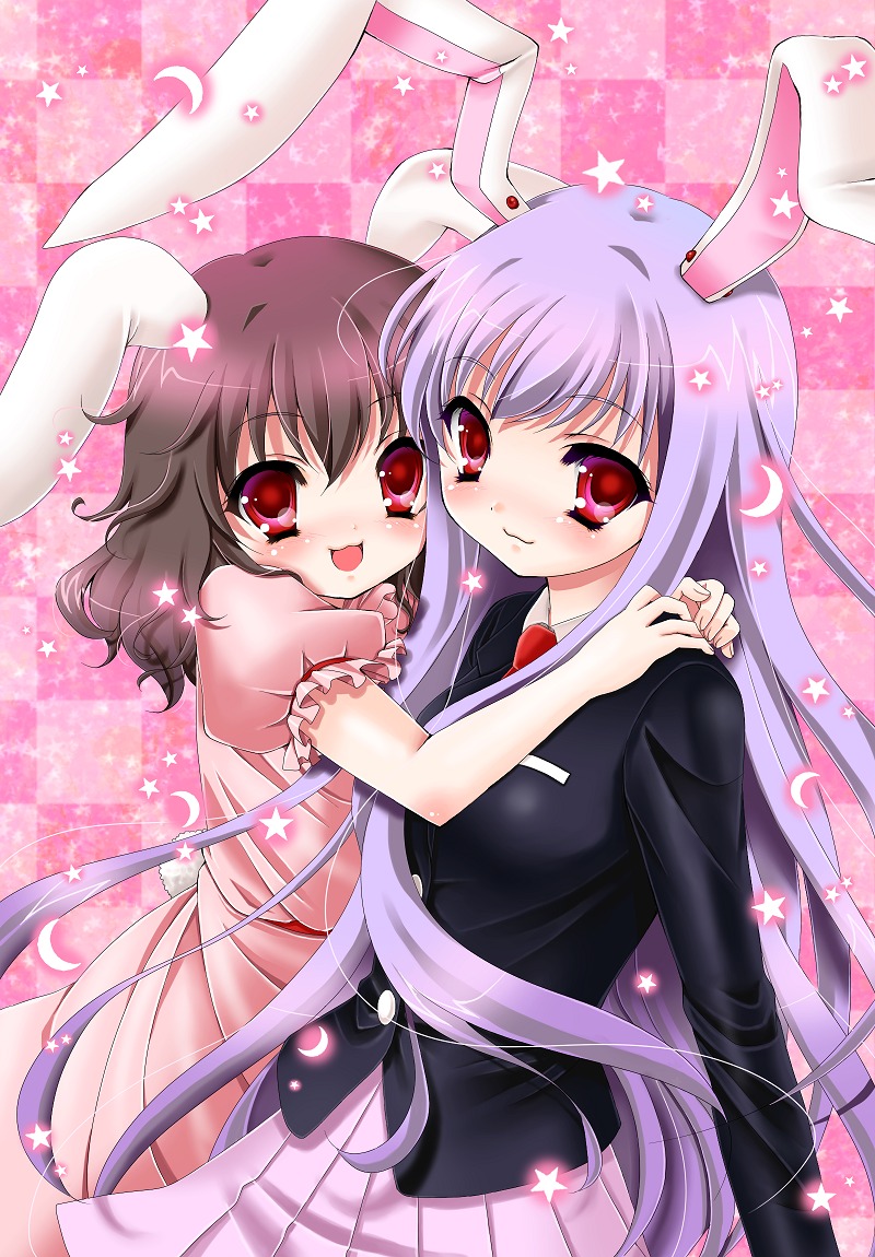 animal_ears, bunny_ears, inaba_tewi, momose_rin, reisen_udongein_inaba, touhou