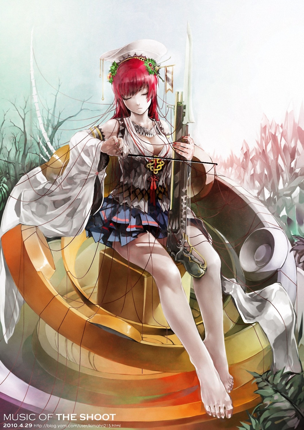 cleavage, feet, gun, kimahri215