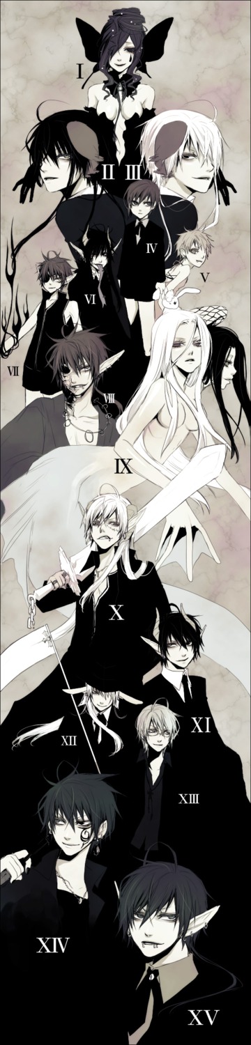 azuma_yuuki, monochrome, pixiv_fantasia