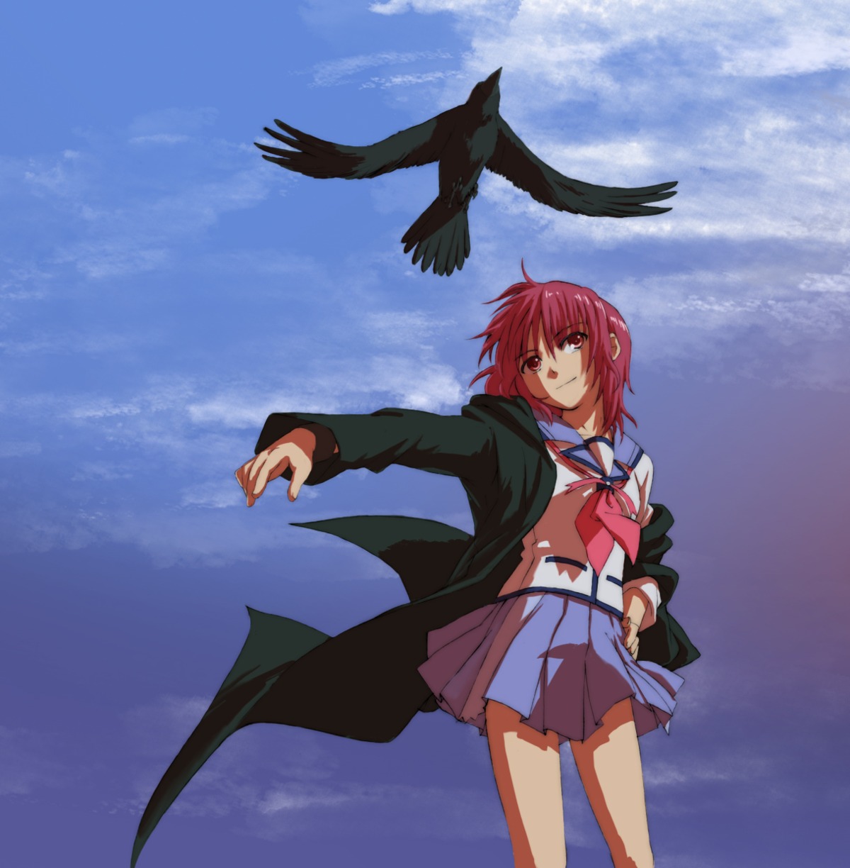 angel_beats!, fumichi, iwasawa_masami, seifuku