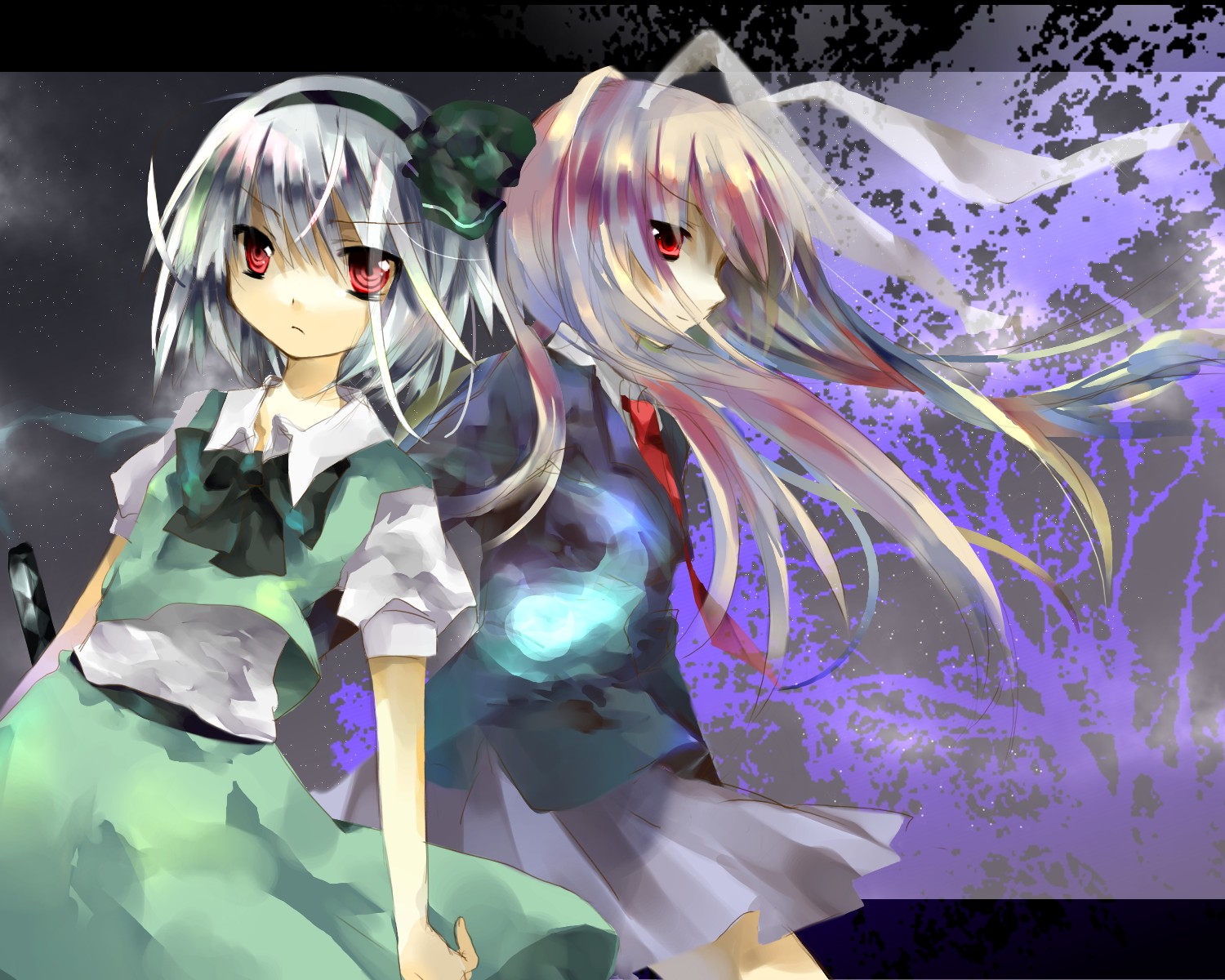 jin_rikuri, konpaku_youmu, reisen_udongein_inaba, touhou