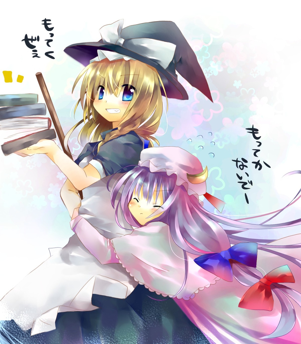 jin_rikuri, kirisame_marisa, patchouli_knowledge, touhou