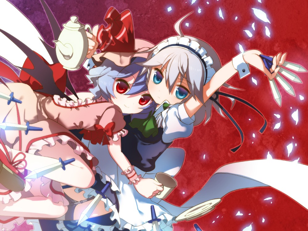 izayoi_sakuya, remilia_scarlet, touhou, zotaro515