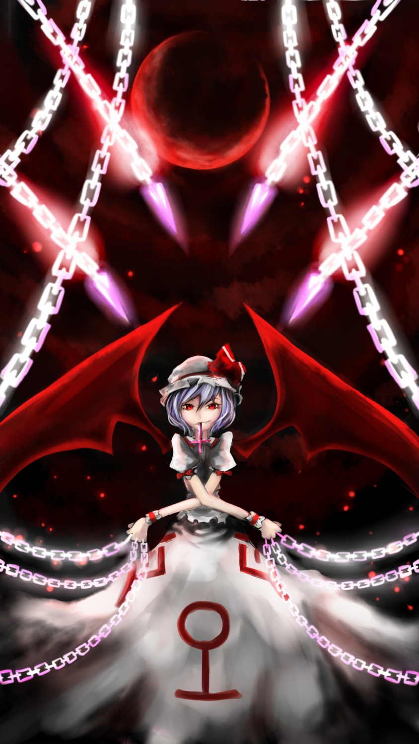 remilia_scarlet, touhou, wings, yuma_(cobhc666)
