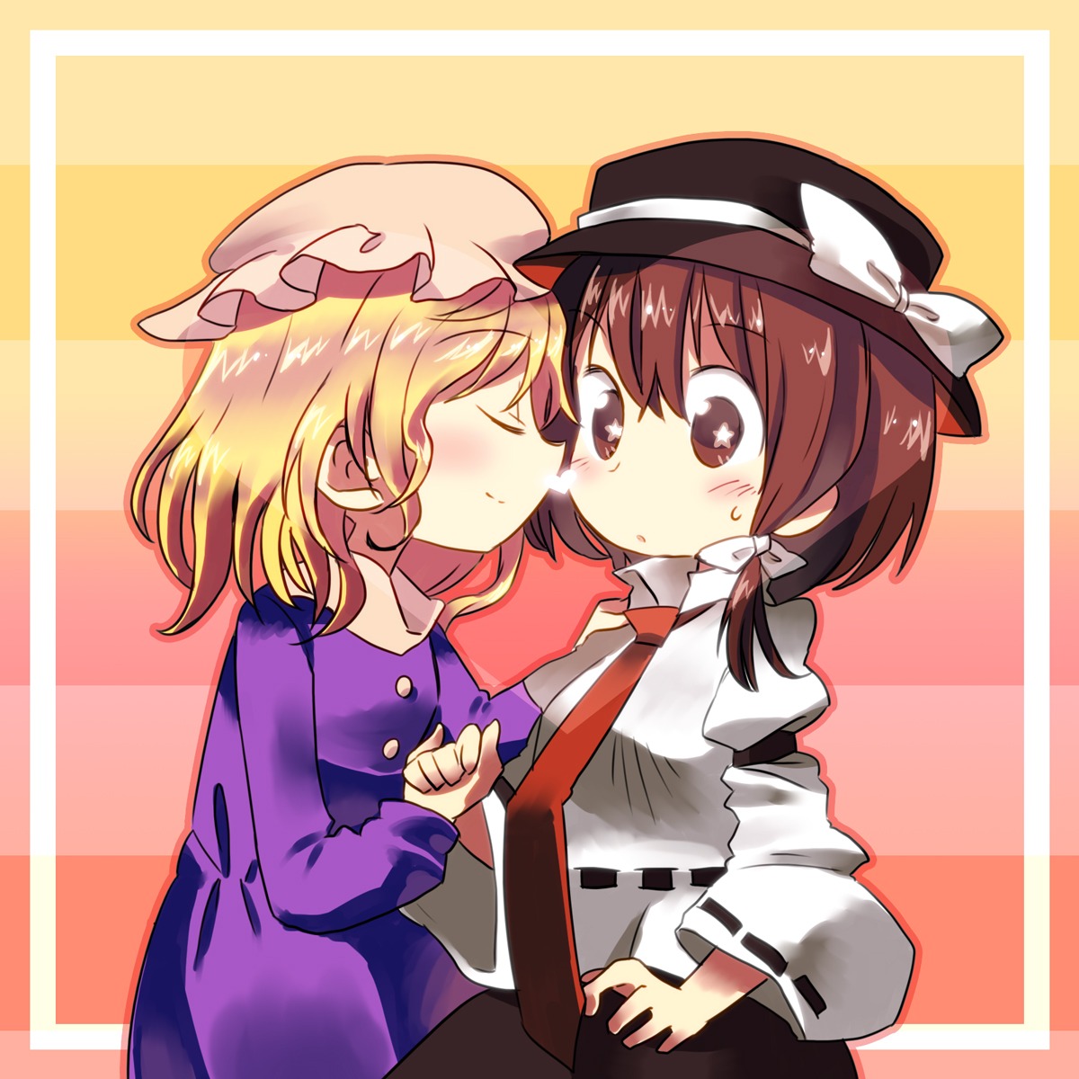 chibi, maribel_han, pallet, touhou, usami_renko, yuri