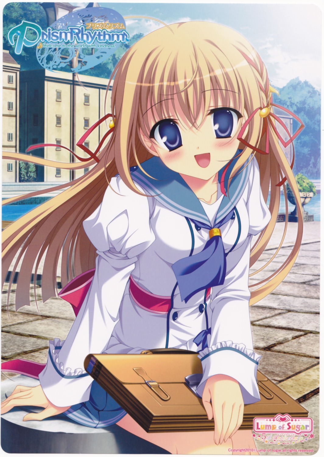 card, elsterrier_marigold, lump_of_sugar, prism_rhythm, seifuku, tanihara_natsuki