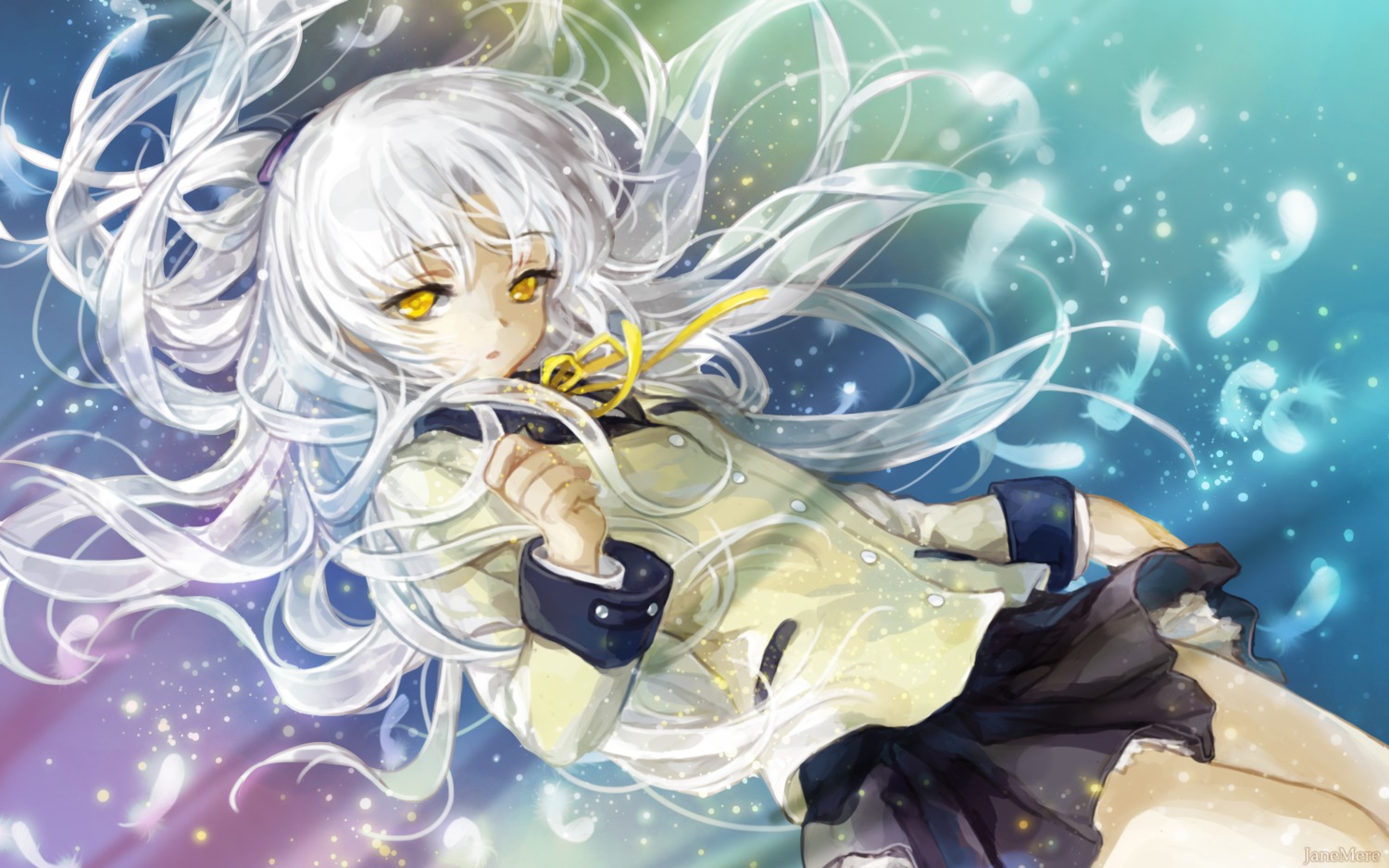 angel_beats!, janemere, seifuku, tachibana_kanade, wallpaper