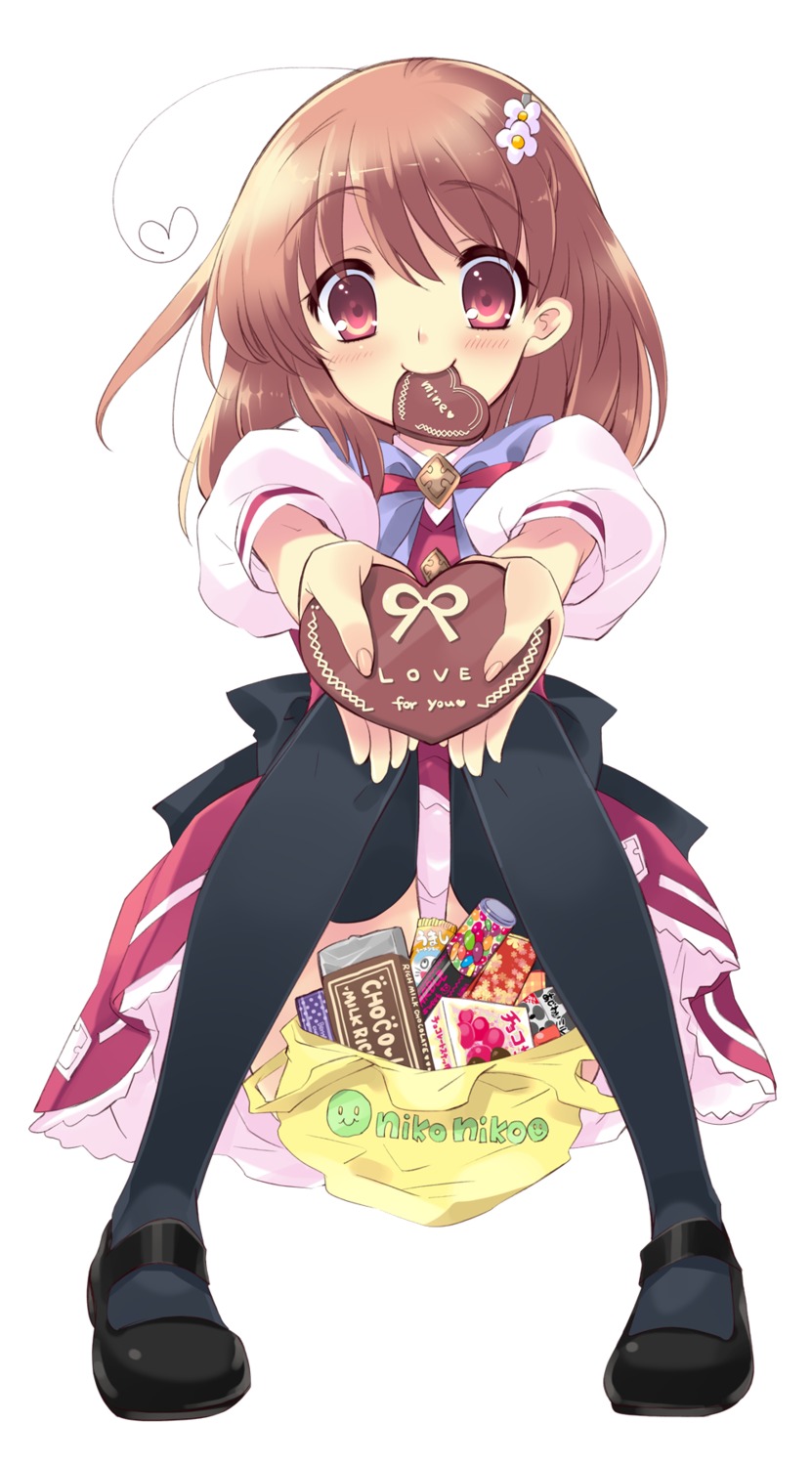 flyable_heart, inaba_yui, ito_noizi, seifuku, thighhighs