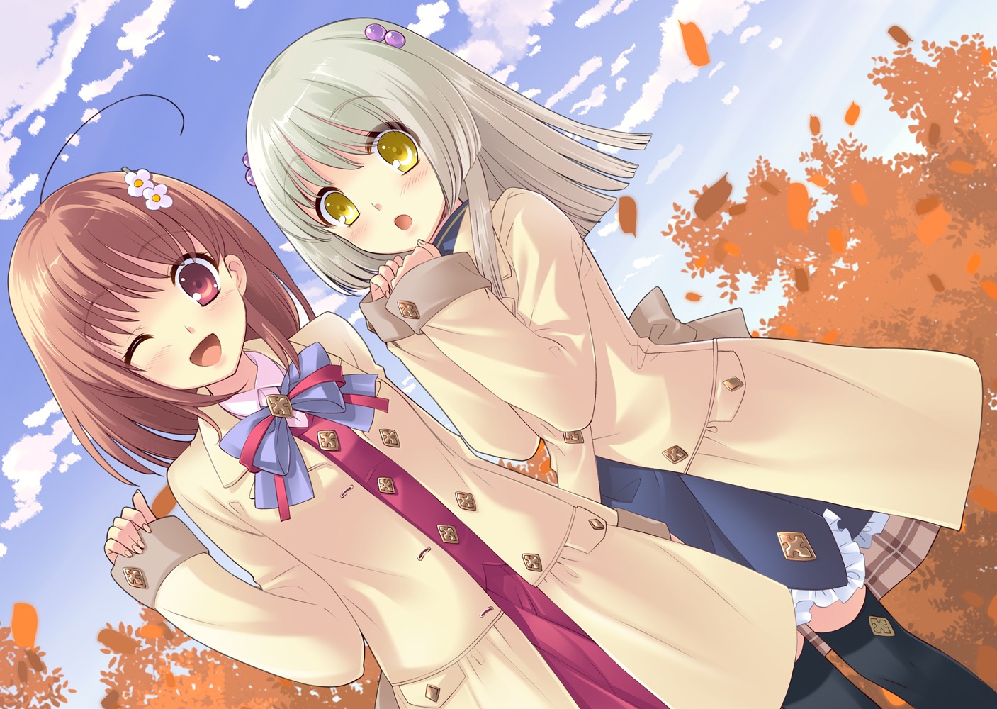 flyable_heart, inaba_yui, ito_noizi, seifuku, yukishiro_suzuno