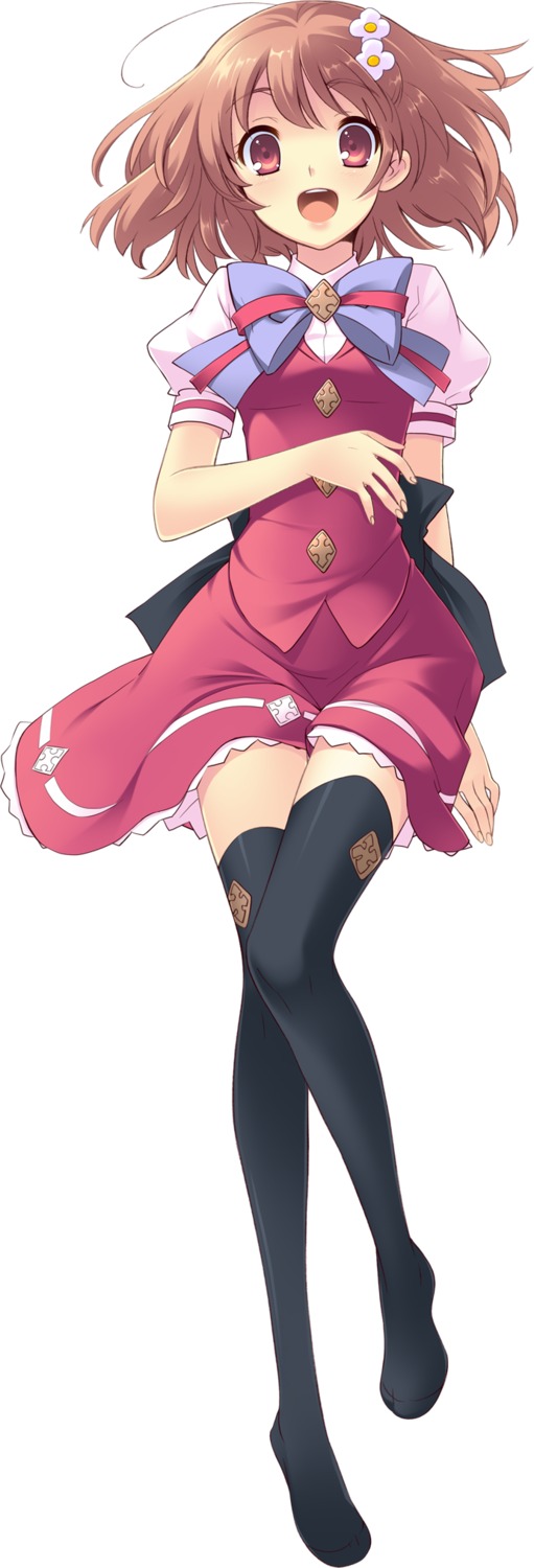 flyable_heart, inaba_yui, ito_noizi, seifuku, thighhighs, unisonshift