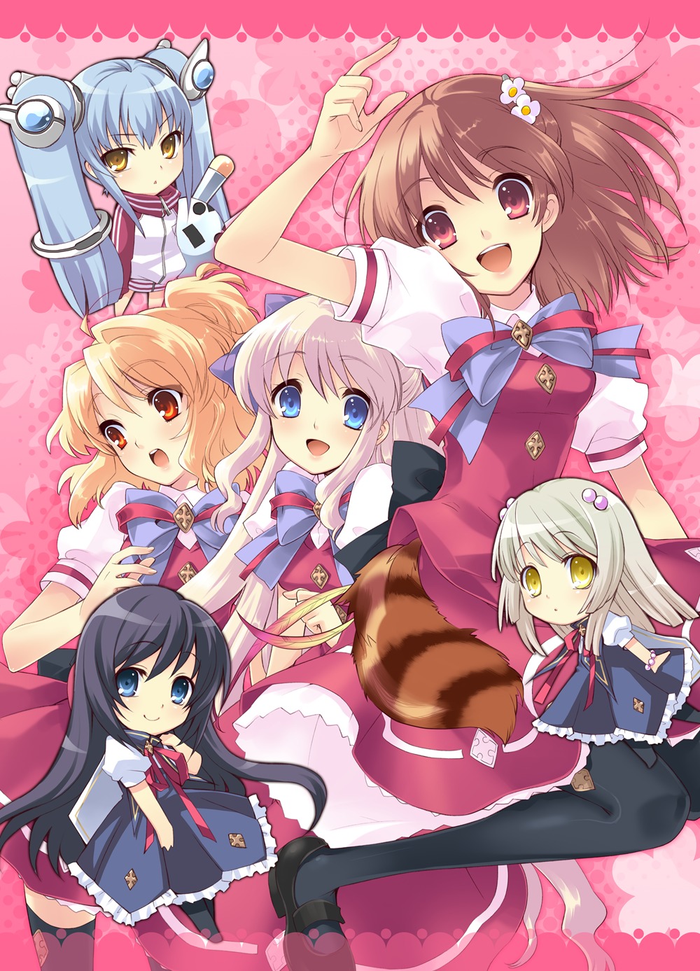 flyable_heart, inaba_yui, ito_noizi, kujou_kururi, minase_sakurako, seifuku, shirasagi_mayuri, sumeragi_amane