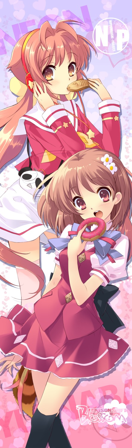 flyable_heart, inaba_yui, ito_noizi, neon, seifuku, thighhighs