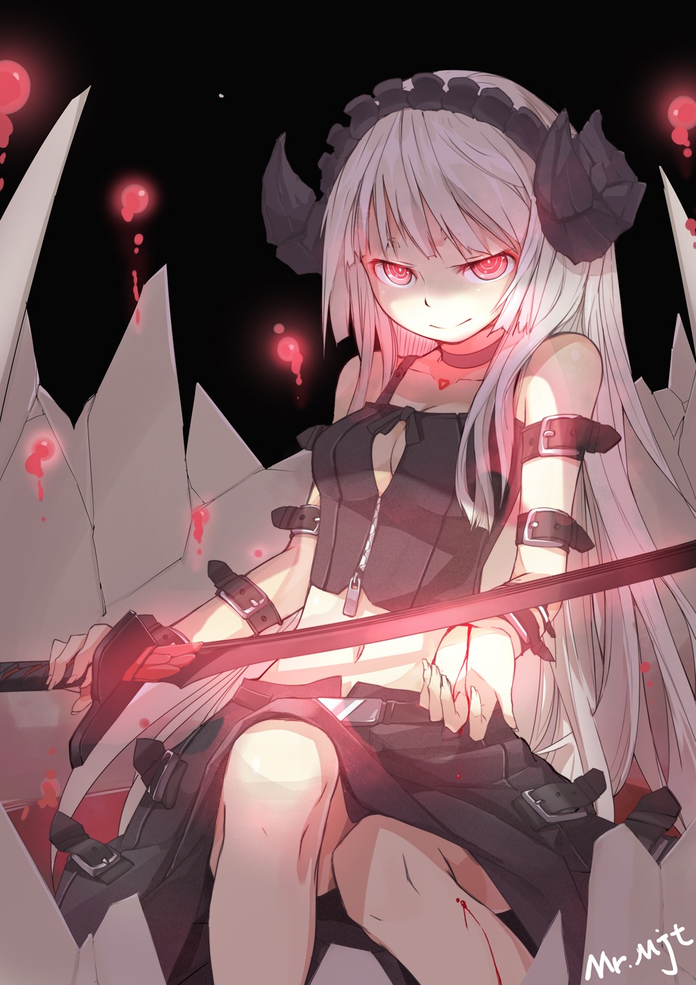 blood, cleavage, jong_tu, sword