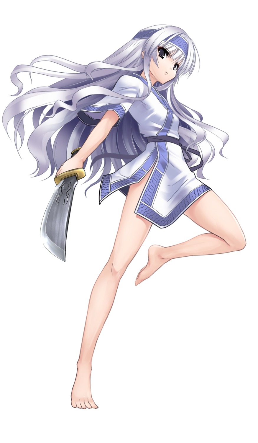 aru_(musou_tourou), feet, iinuma_toshinori, kimono, musou_tourou, nippon_ichi_software, sword