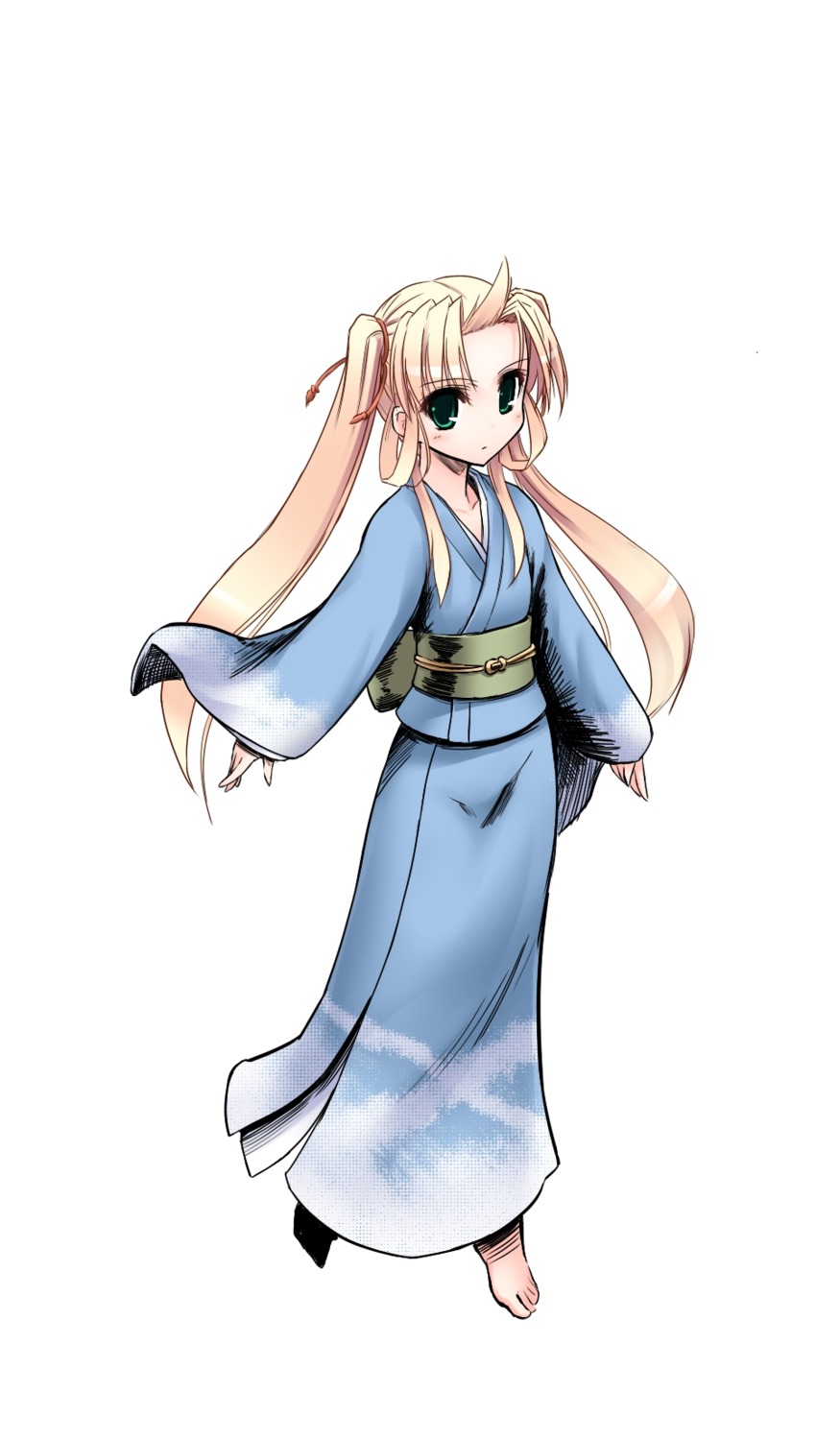 feet, iinuma_toshinori, musou_tourou, nippon_ichi_software, tomoe_(musou_tourou), yukata