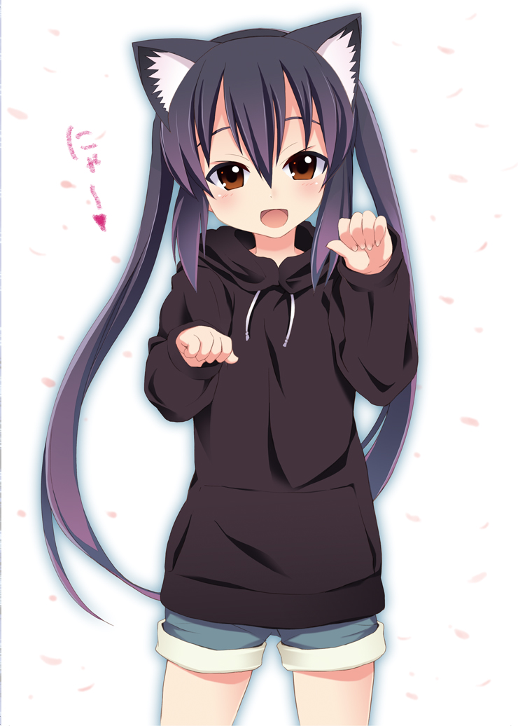 animal_ears, k-on!, kishiri_toworu, nakano_azusa, nekomimi