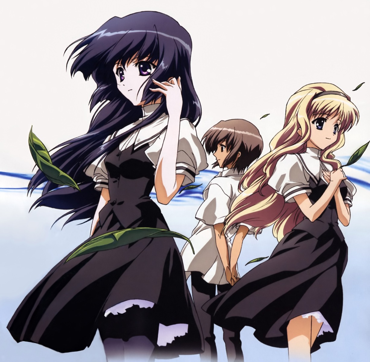 h2o_~footprints_in_the_sand~, hirose_takuma, kagura_hinata, kohinata_hayami, okuda_atsushi, pantyhose, screening, seifuku