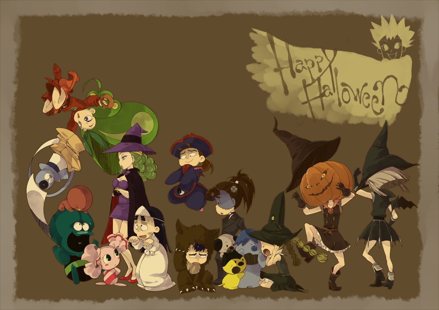 halloween, kinako, witch