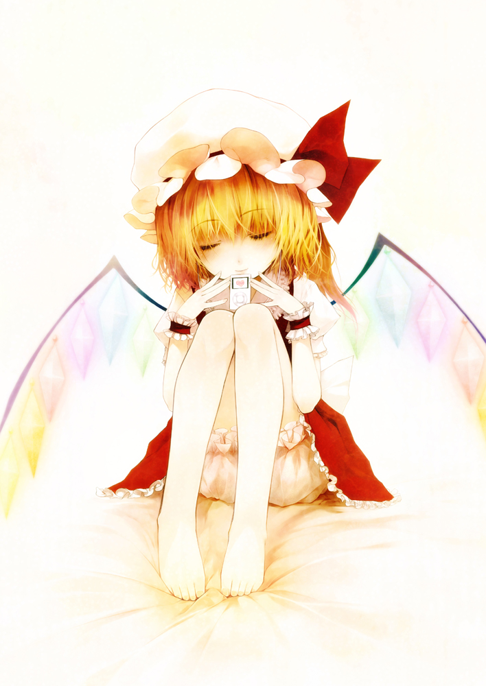 bloomers, flandre_scarlet, purupurusan, touhou, wings