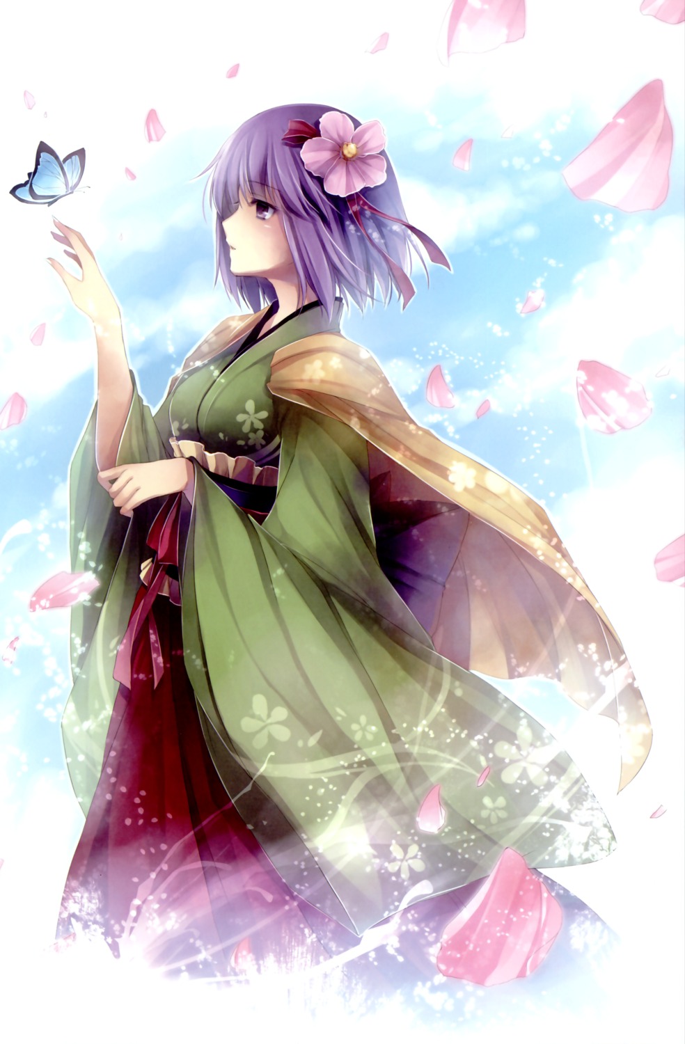 hagiwara_rin, hieda_no_akyuu, japanese_clothes, touhou, vita_(circle)