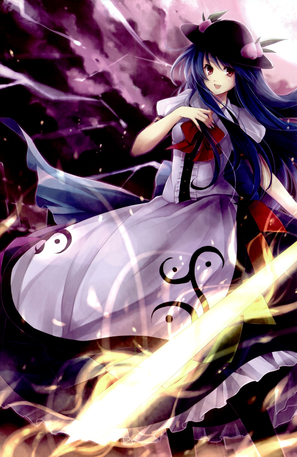 hagiwara_rin, hinanawi_tenshi, touhou, vita_(circle)