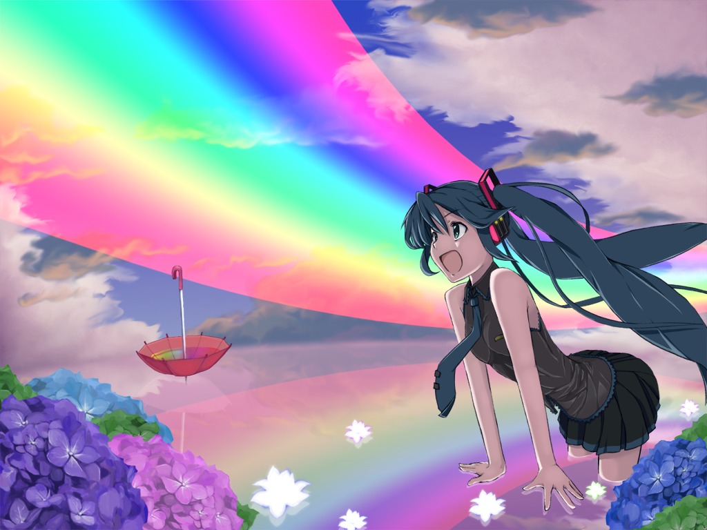 hatsune_miku, minazuki_isami, vocaloid, wallpaper