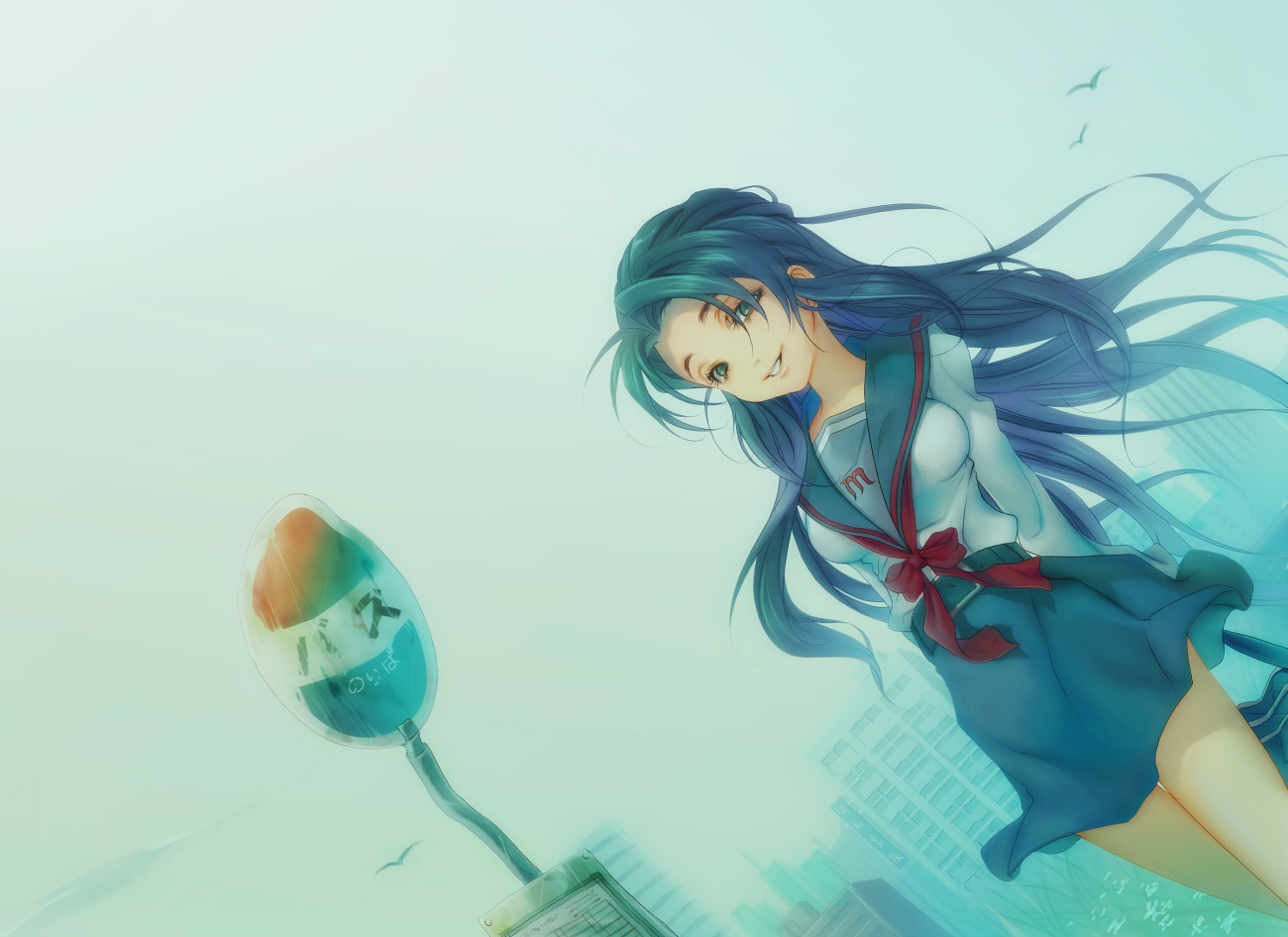 asakura_ryouko, seifuku, suzumiya_haruhi_no_yuuutsu, yoshii