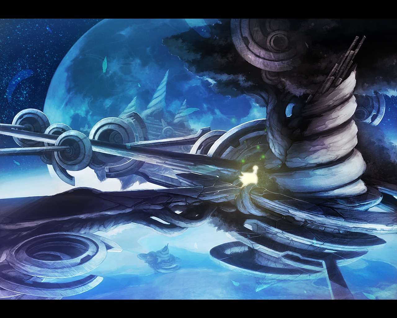 chitose_rin, landscape, wallpaper
