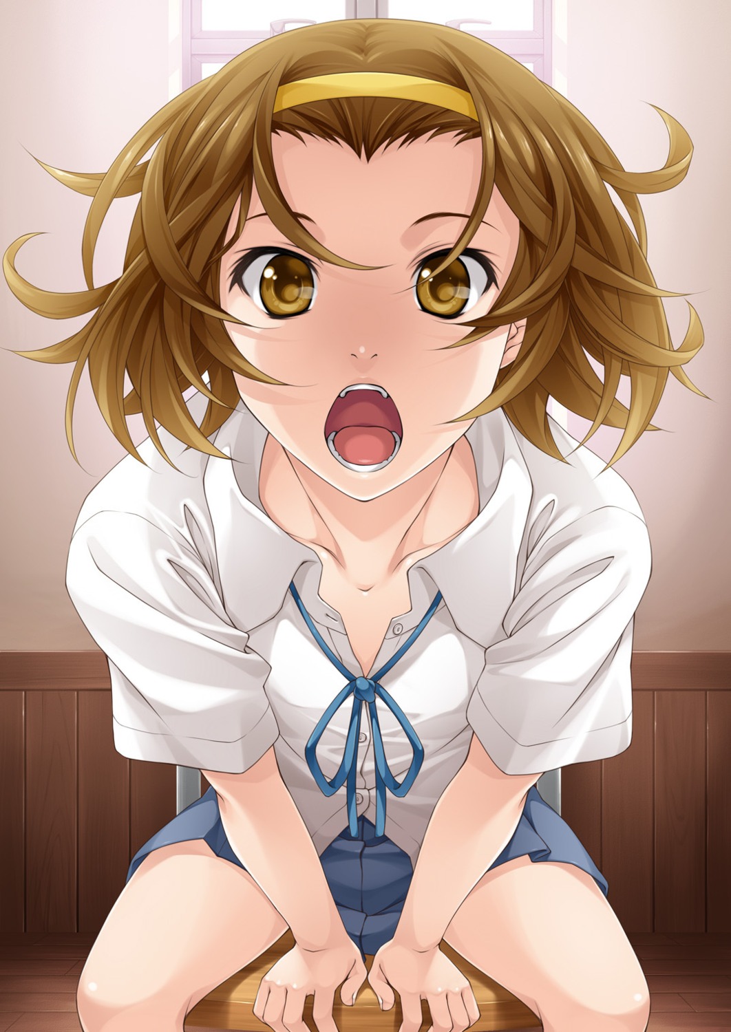 k-on!, kurakino_itsunori, seifuku, tainaka_ritsu