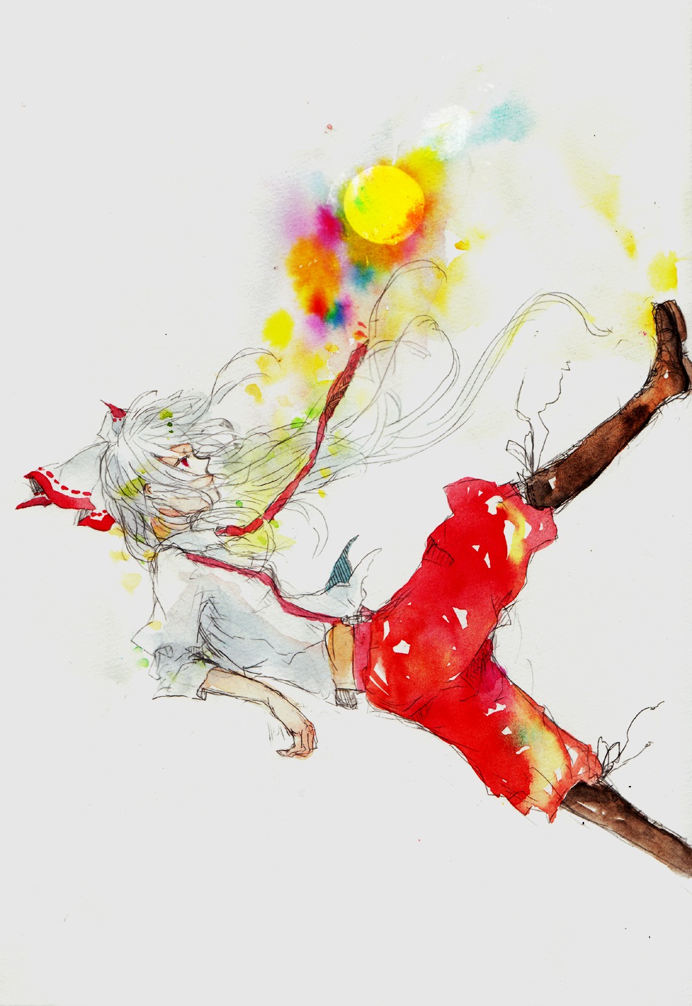 fujiwara_no_mokou, sakuma, touhou
