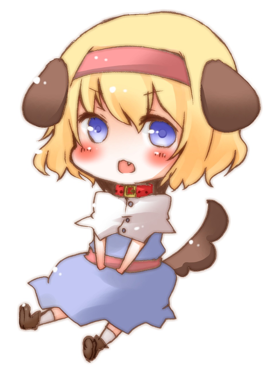 alice_margatroid, animal_ears, chibi, inumimi, okannigeru, tail, touhou