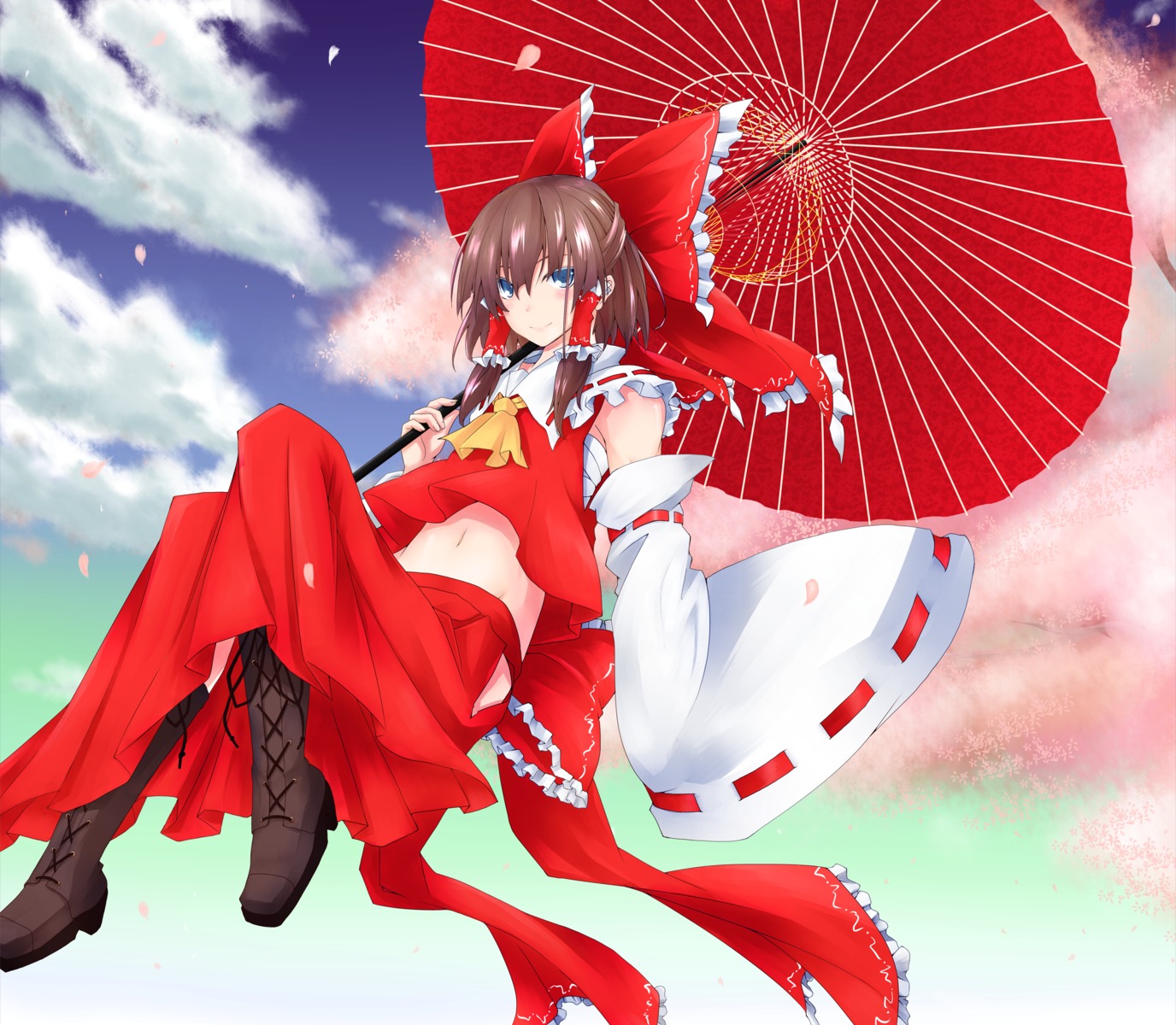 hakurei_reimu, kinsenka, touhou