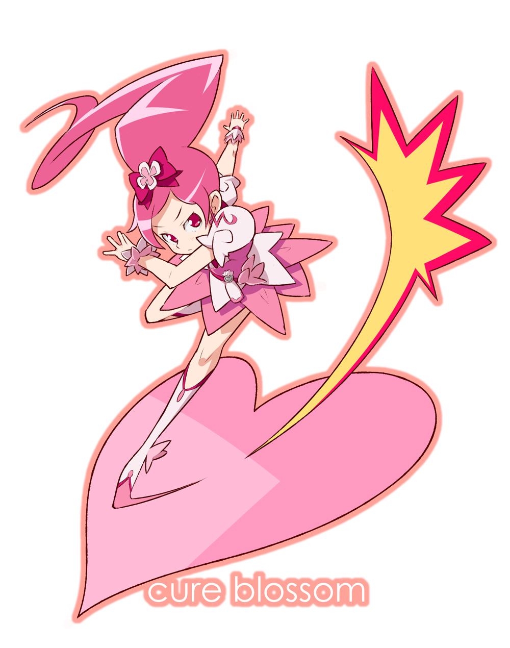 gishi, hanasaki_tsubomi, heartcatch_precure!, precure