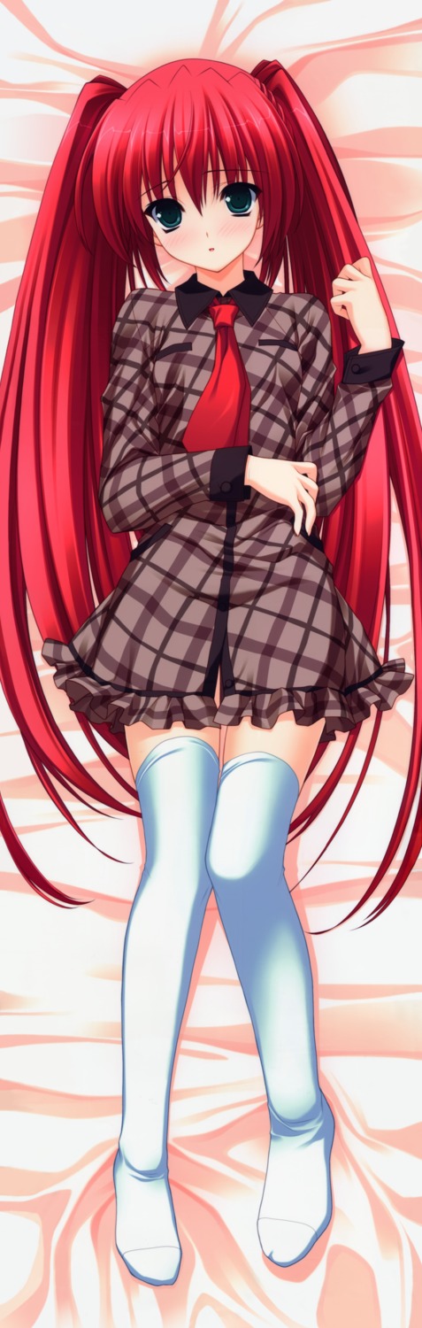 dakimakura, dress, izumi_sora, stellar_theater, suzuhira_hiro, thighhighs