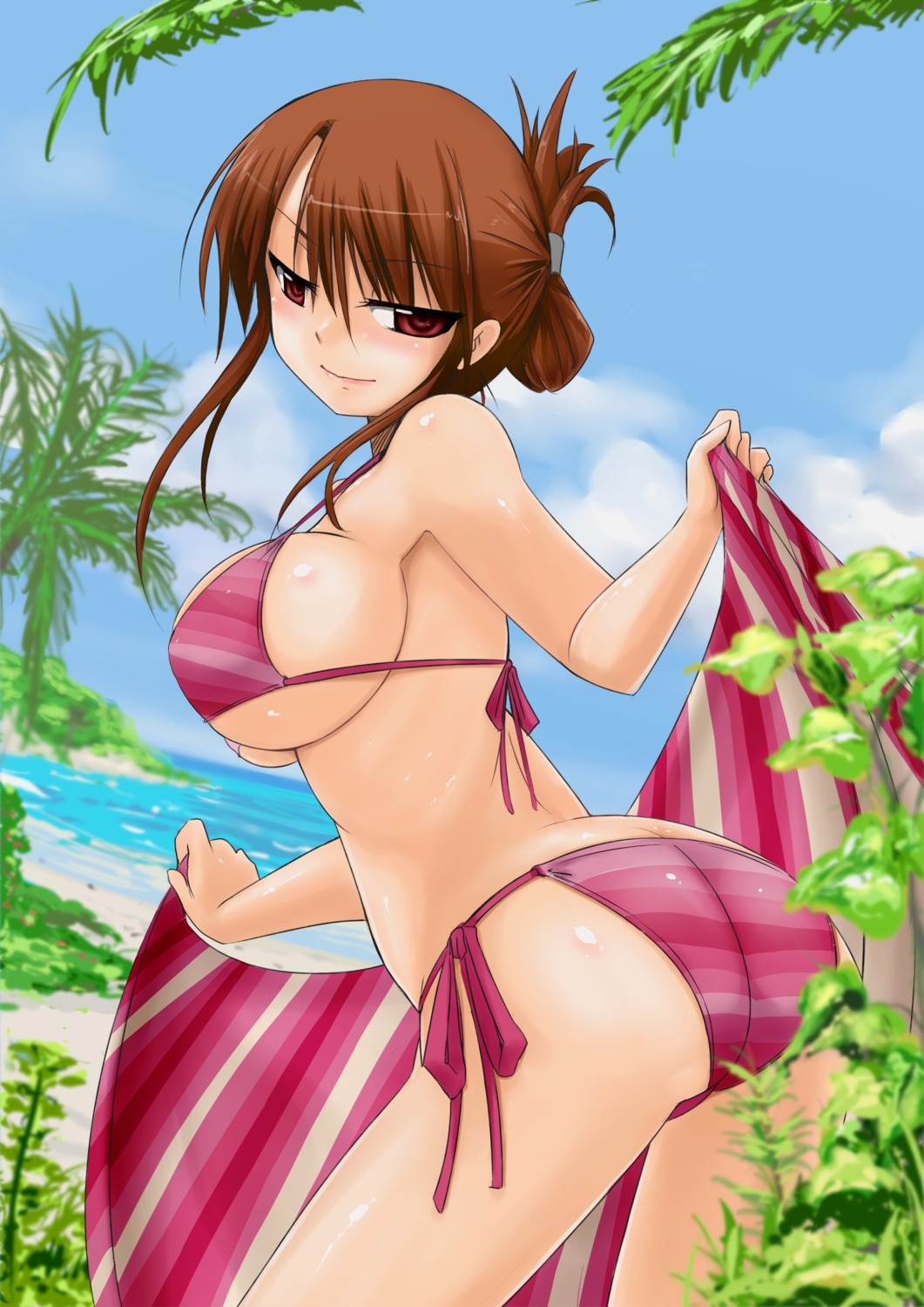 ass, bikini, swimsuits, tokihama_jirou, underboob